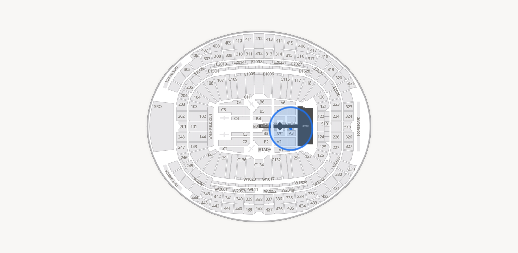 Allegiant Stadium Seating Chart
