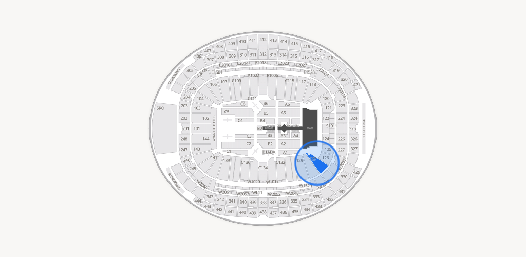 Allegiant Stadium Seating Chart