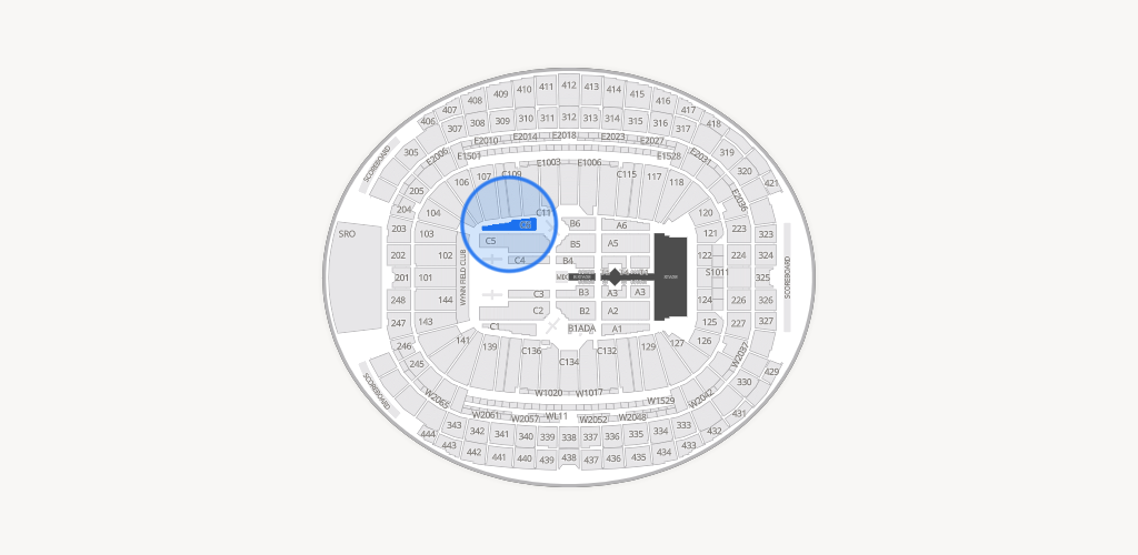 Allegiant Stadium Seating Chart