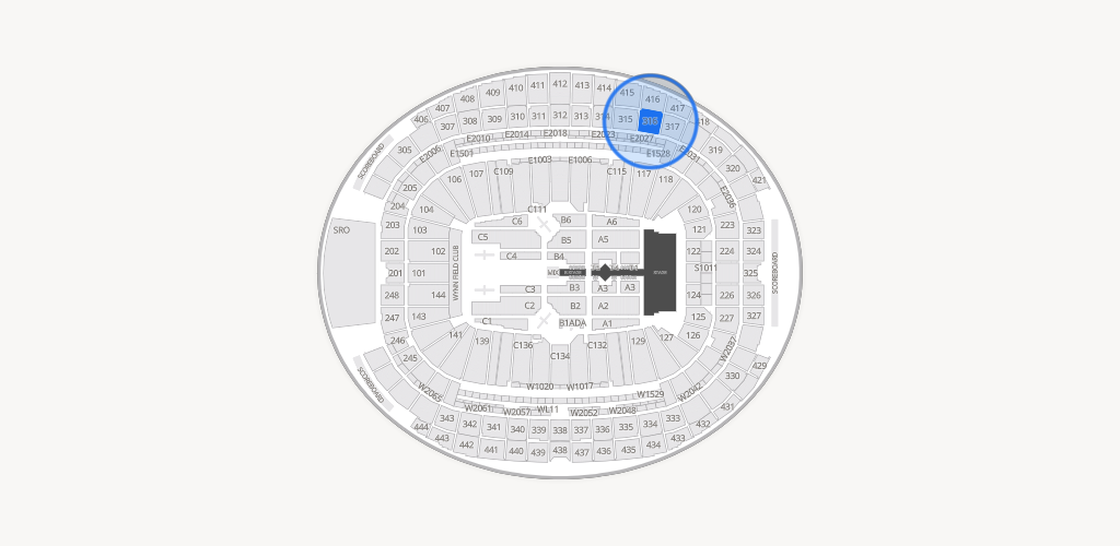 Allegiant Stadium Seating Chart