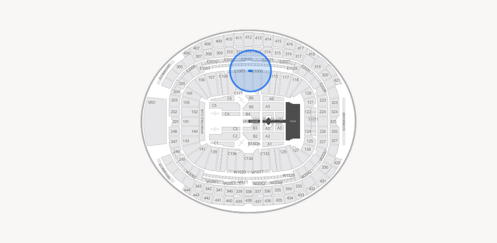 Allegiant Stadium Seating Chart