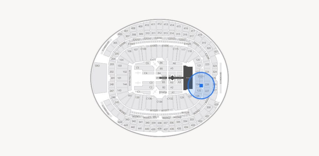 Allegiant Stadium Seating Chart