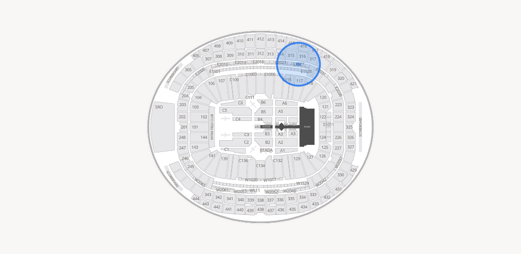 Allegiant Stadium Seating Chart