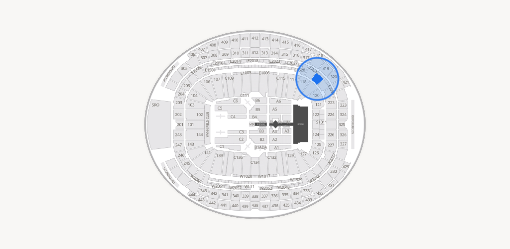 Allegiant Stadium Seating Chart