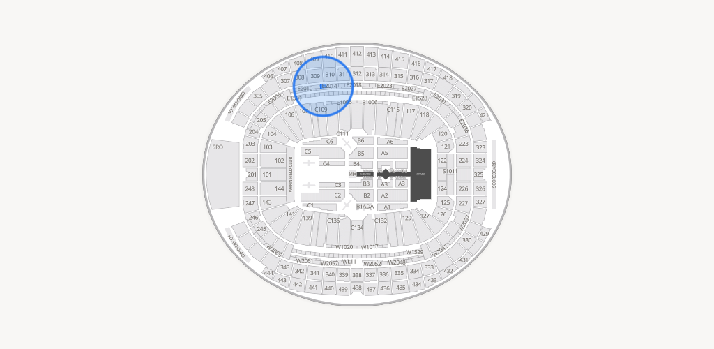 Allegiant Stadium Seating Chart
