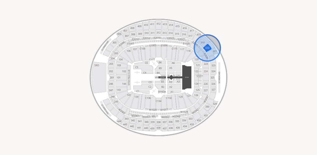 Allegiant Stadium Seating Chart