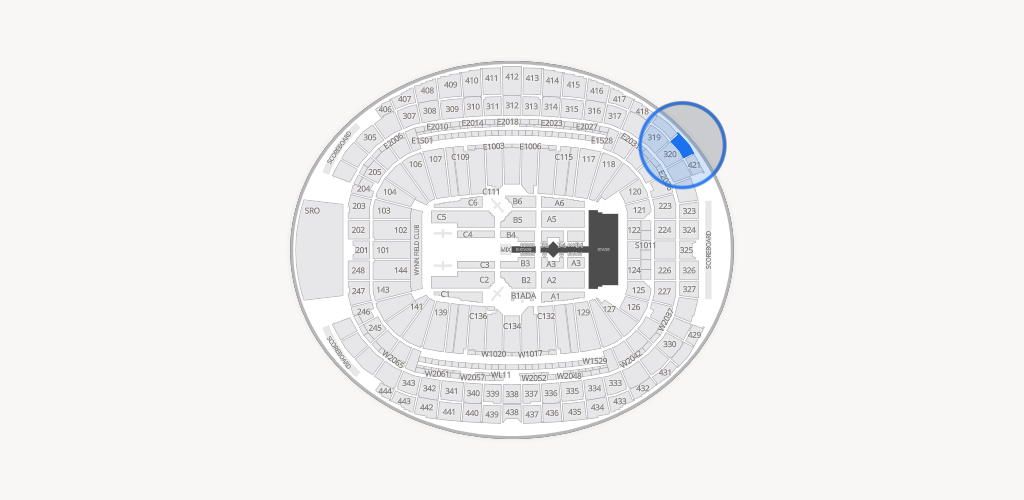 Allegiant Stadium Seating Chart