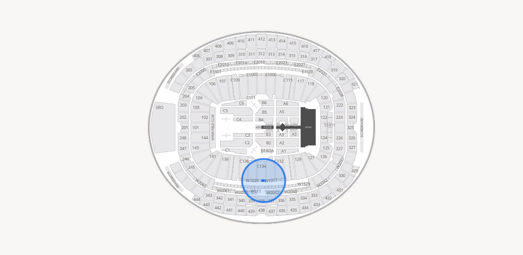 Allegiant Stadium Seating Chart