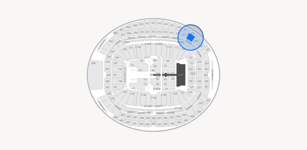 Allegiant Stadium Seating Chart