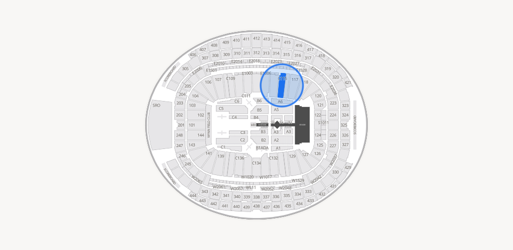Allegiant Stadium Seating Chart