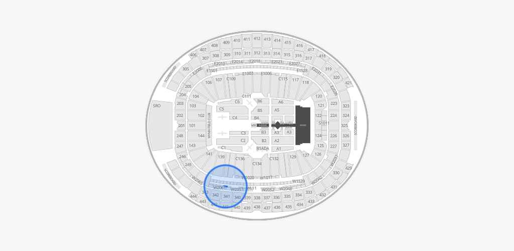 Allegiant Stadium Seating Chart
