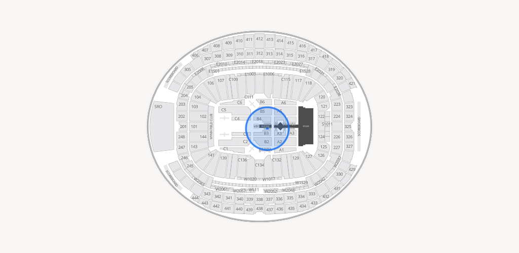 Allegiant Stadium Seating Chart