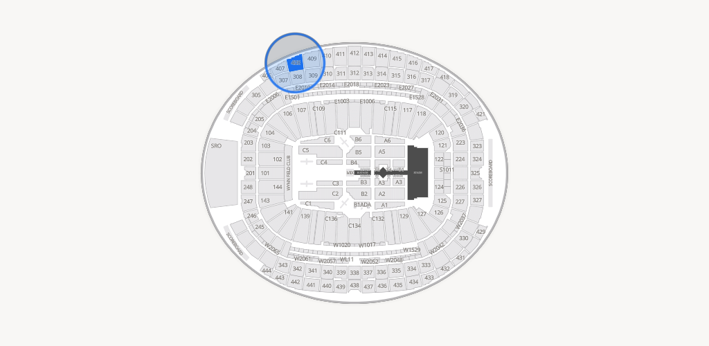 Allegiant Stadium Seating Chart