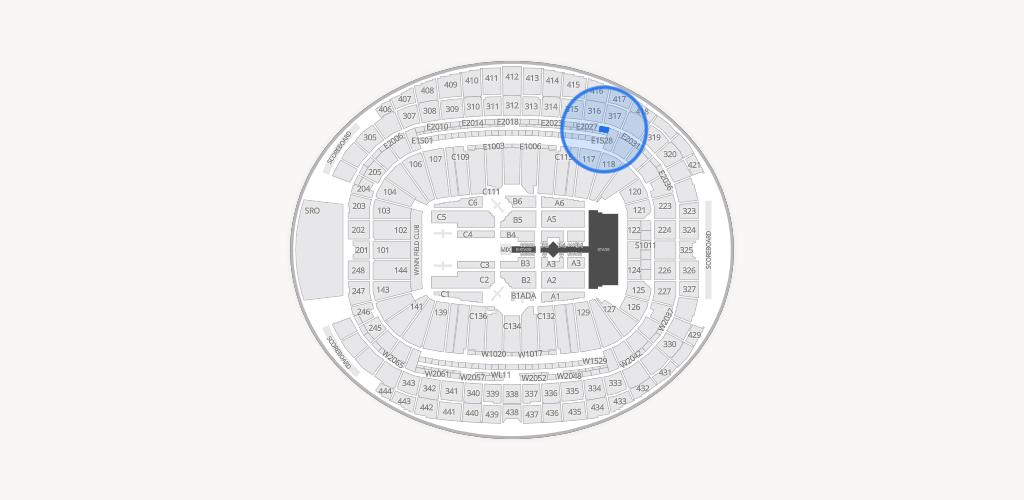 Allegiant Stadium Seating Chart