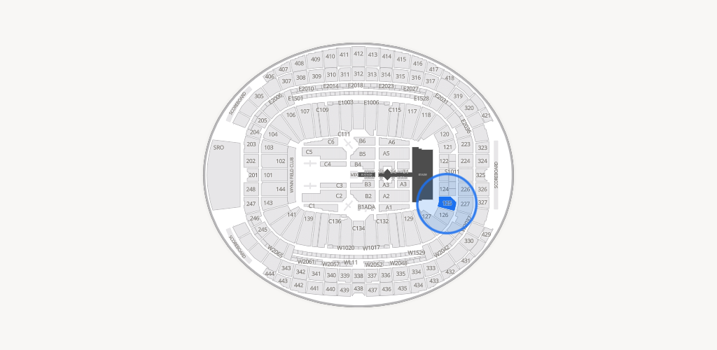Allegiant Stadium Seating Chart