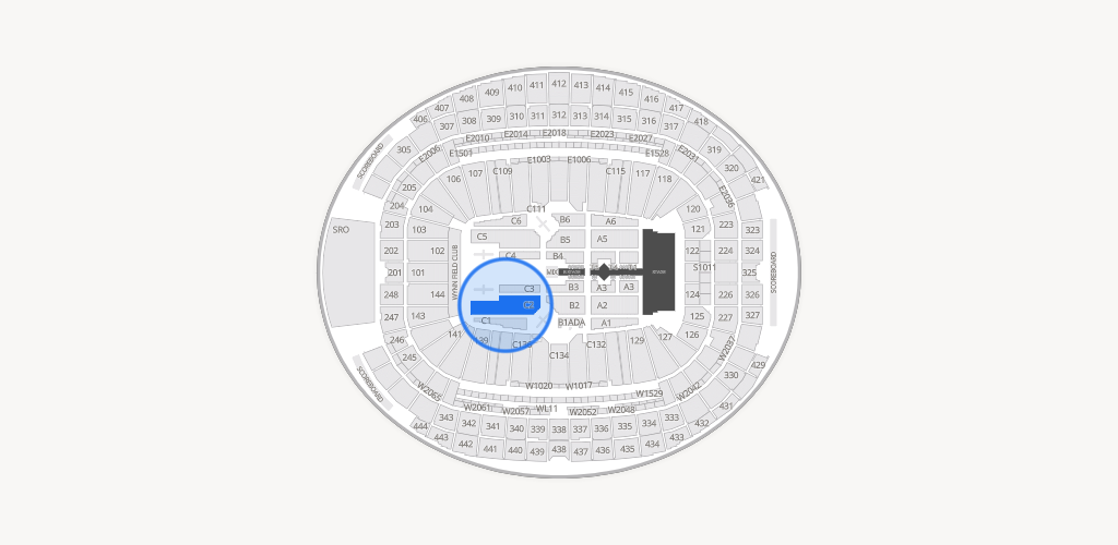 Allegiant Stadium Seating Chart