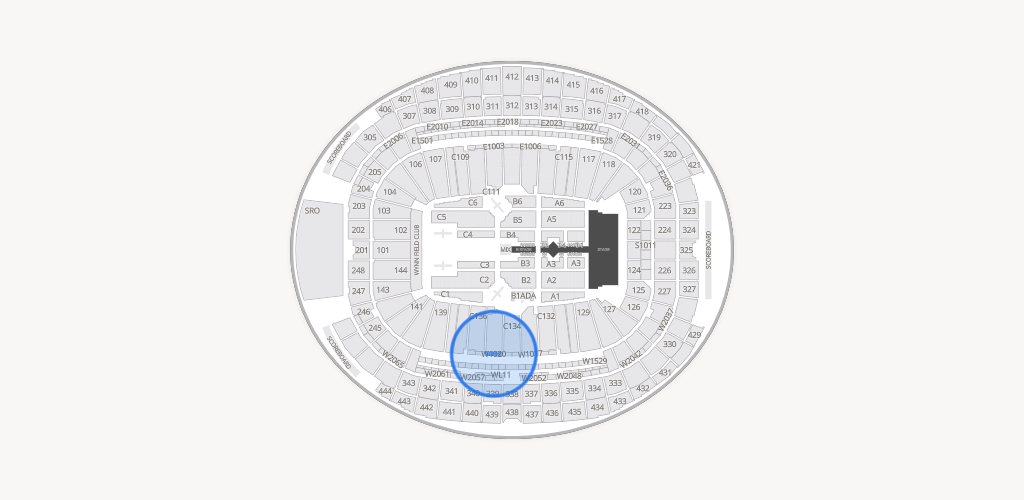Allegiant Stadium Seating Chart