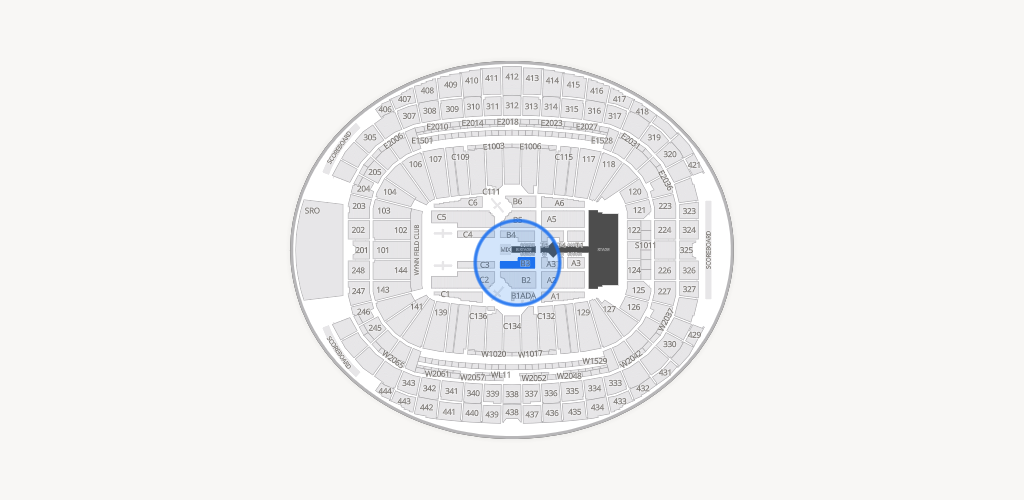 Allegiant Stadium Seating Chart
