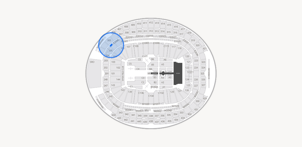 Allegiant Stadium Seating Chart
