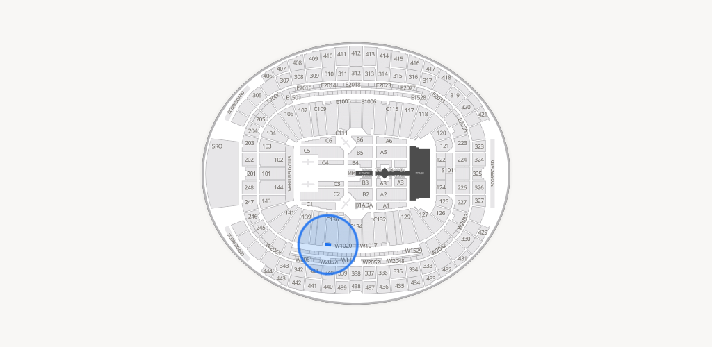 Allegiant Stadium Seating Chart