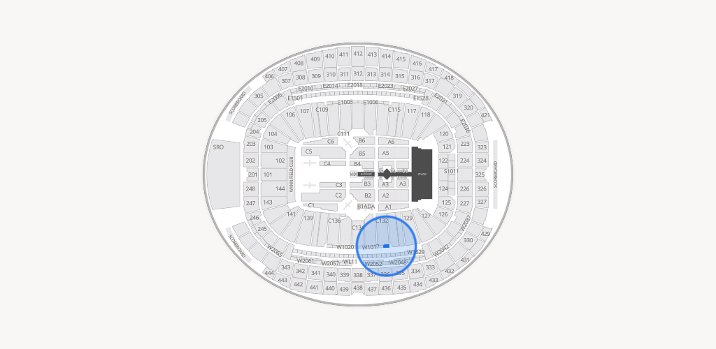 Allegiant Stadium Seating Chart