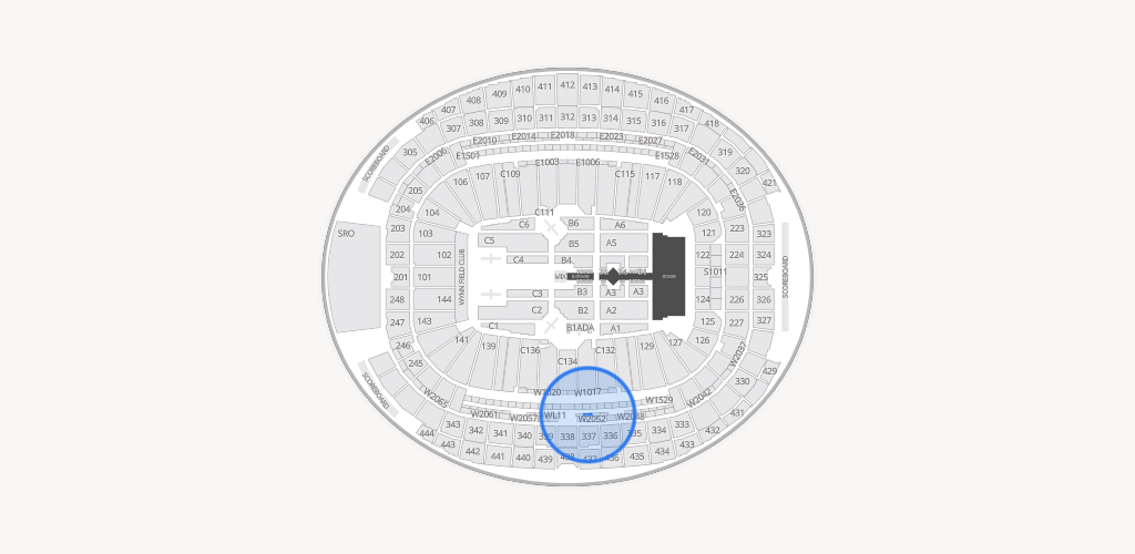 Allegiant Stadium Seating Chart