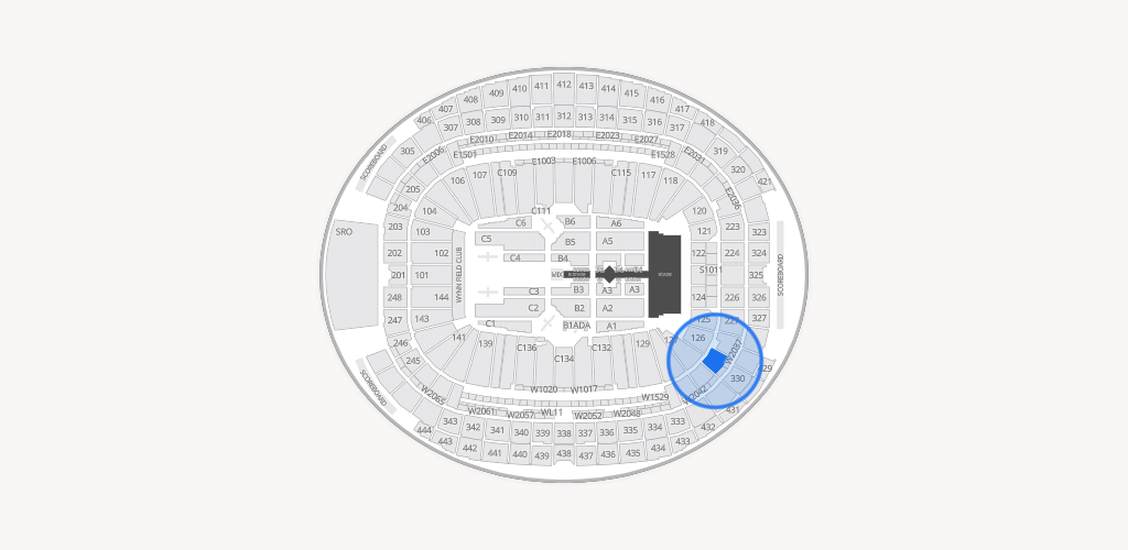 Allegiant Stadium Seating Chart
