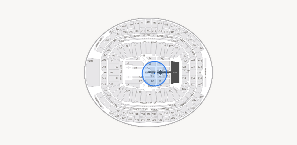 Allegiant Stadium Seating Chart