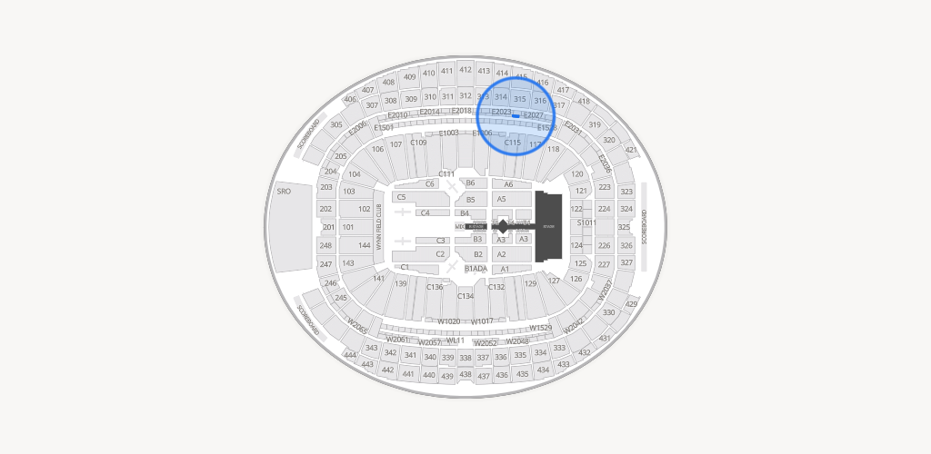 Allegiant Stadium Seating Chart