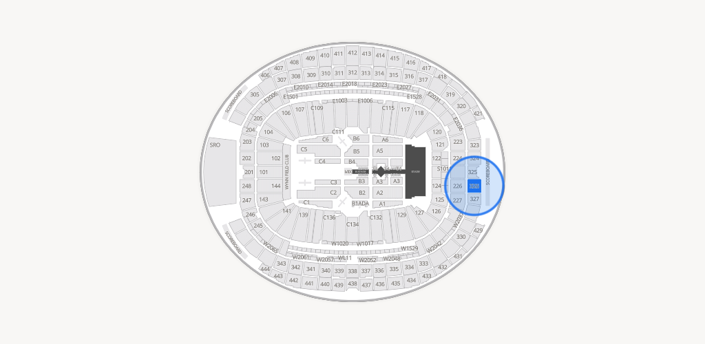 Allegiant Stadium Seating Chart
