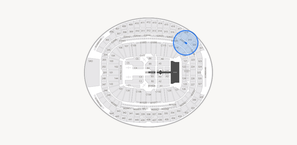 Allegiant Stadium Seating Chart