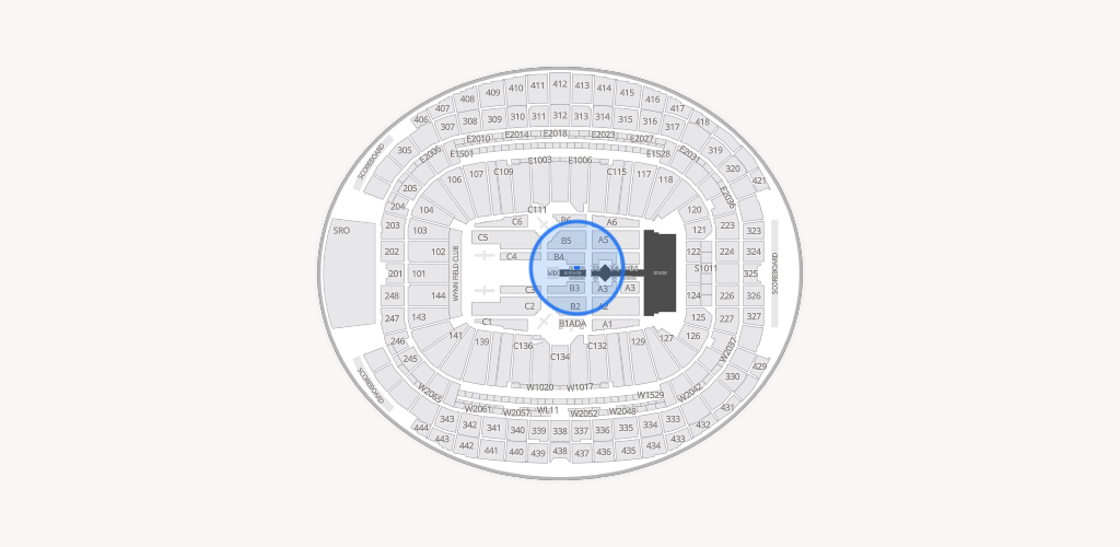 Allegiant Stadium Seating Chart