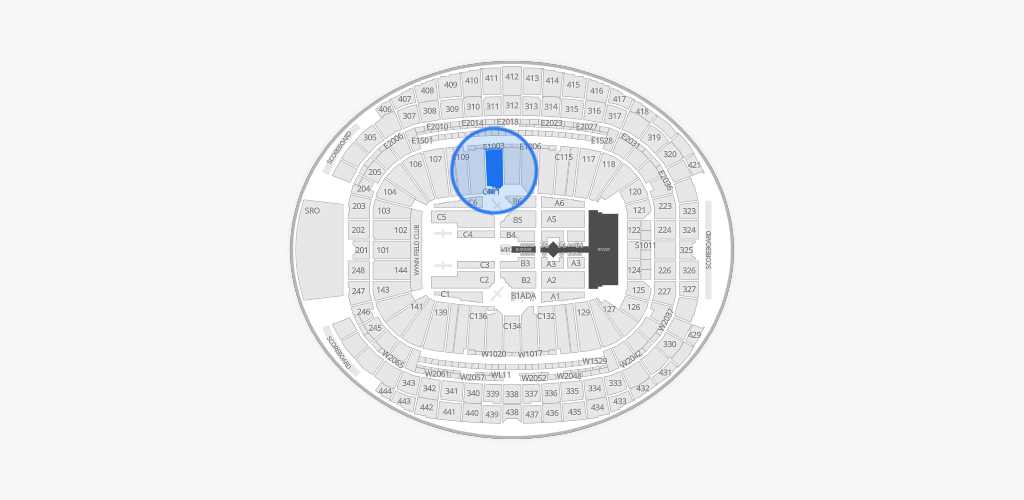Allegiant Stadium Seating Chart