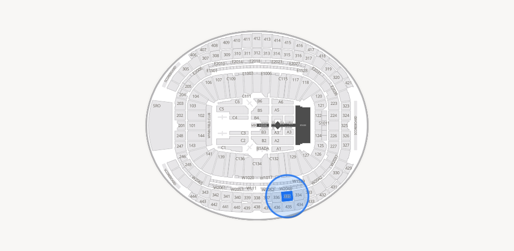 Allegiant Stadium Seating Chart