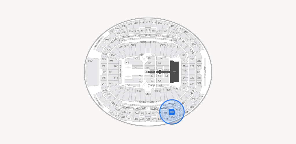 Allegiant Stadium Seating Chart