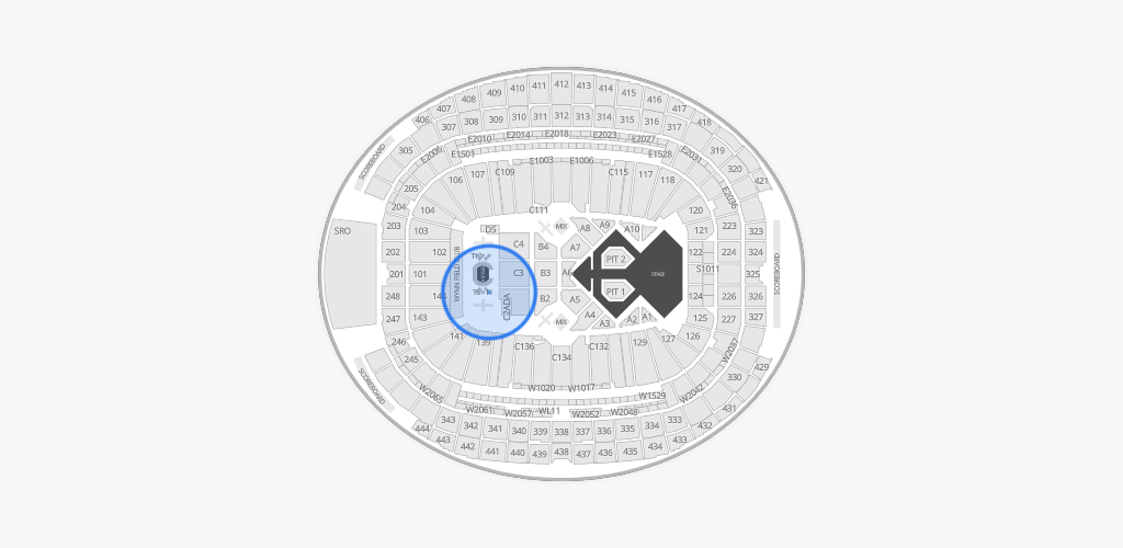 Allegiant Stadium Seating Chart