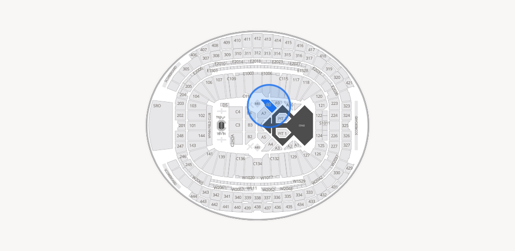 Allegiant Stadium Seating Chart