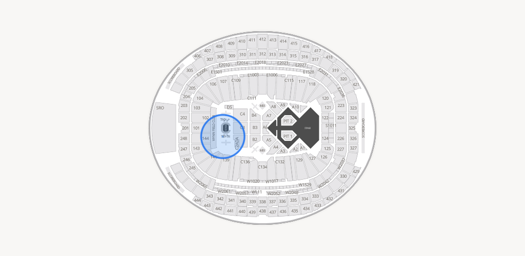 Allegiant Stadium Seating Chart