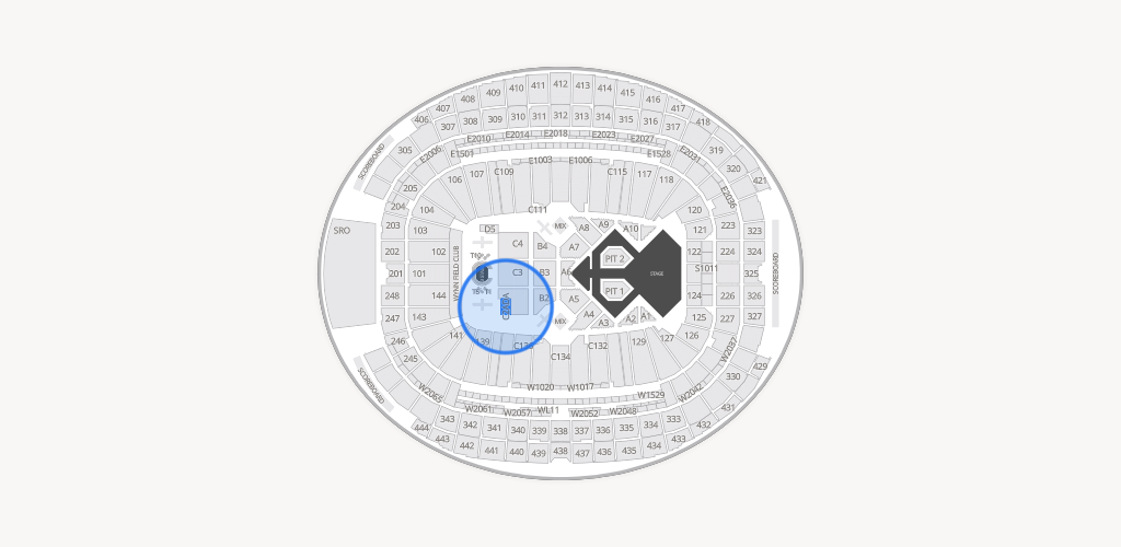 Allegiant Stadium Seating Chart