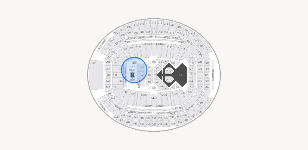 Allegiant Stadium Seating Chart