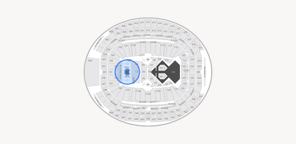 Allegiant Stadium Seating Chart