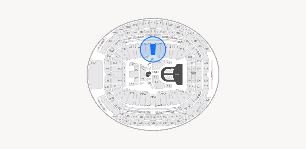 Allegiant Stadium Seating Chart