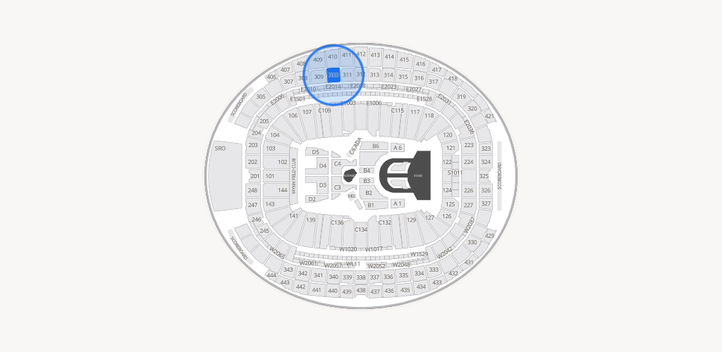 Allegiant Stadium Seating Chart