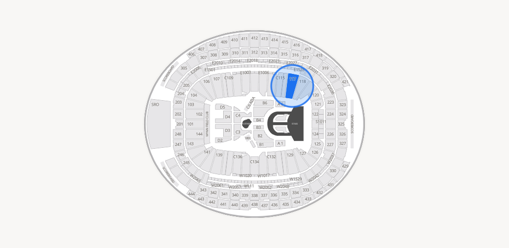 Allegiant Stadium Seating Chart