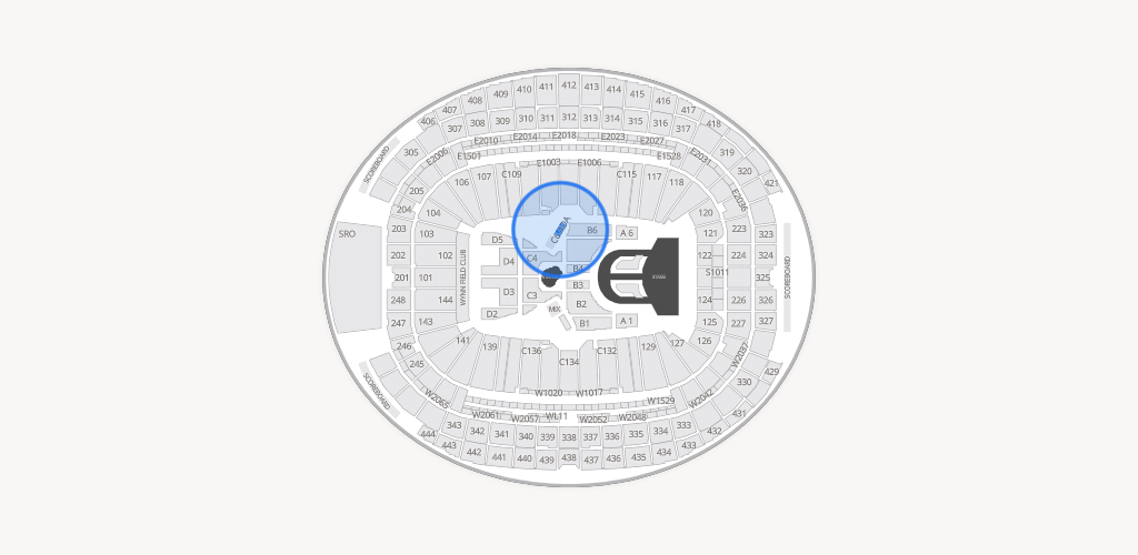Allegiant Stadium Seating Chart