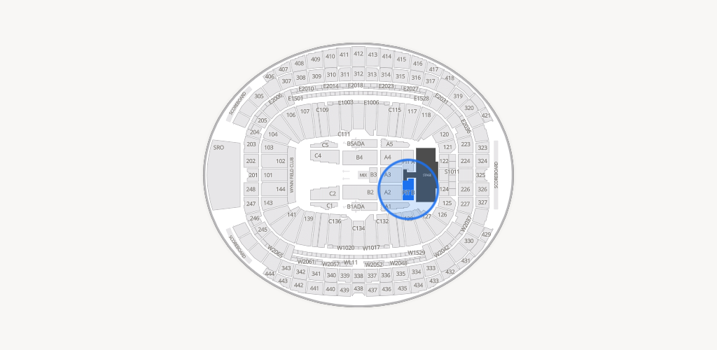 Allegiant Stadium Seating Chart