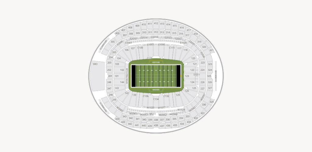 Allegiant Stadium Seating Chart