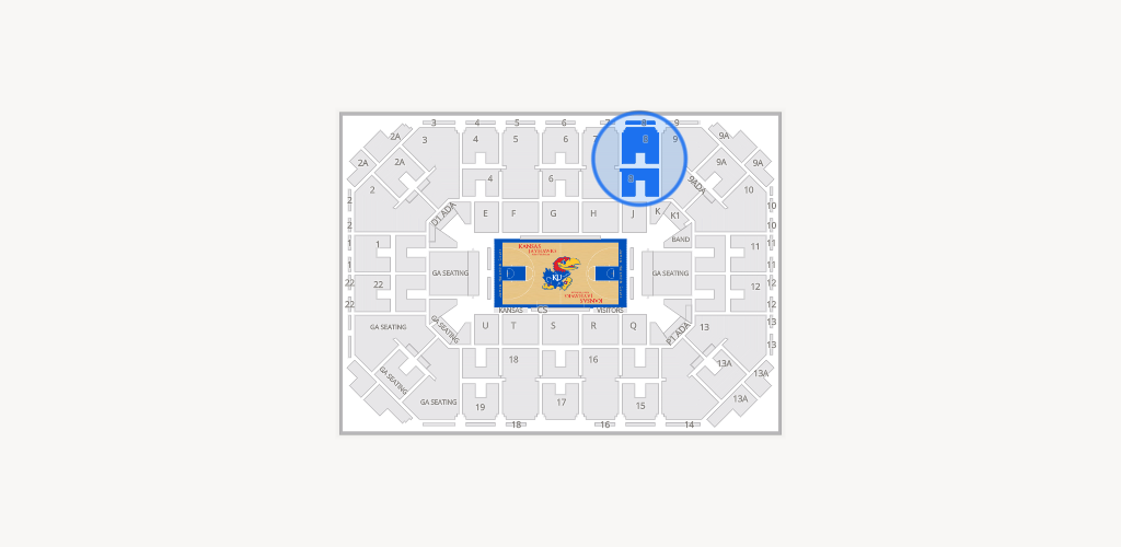 Allen Fieldhouse Seating Chart