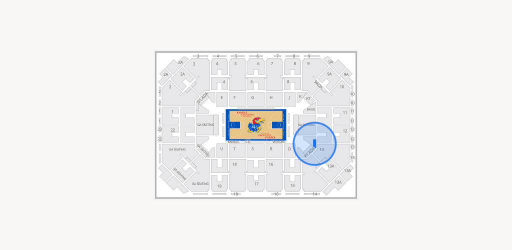 Allen Fieldhouse Seating Chart