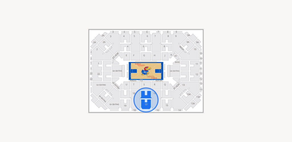 Allen Fieldhouse Seating Chart